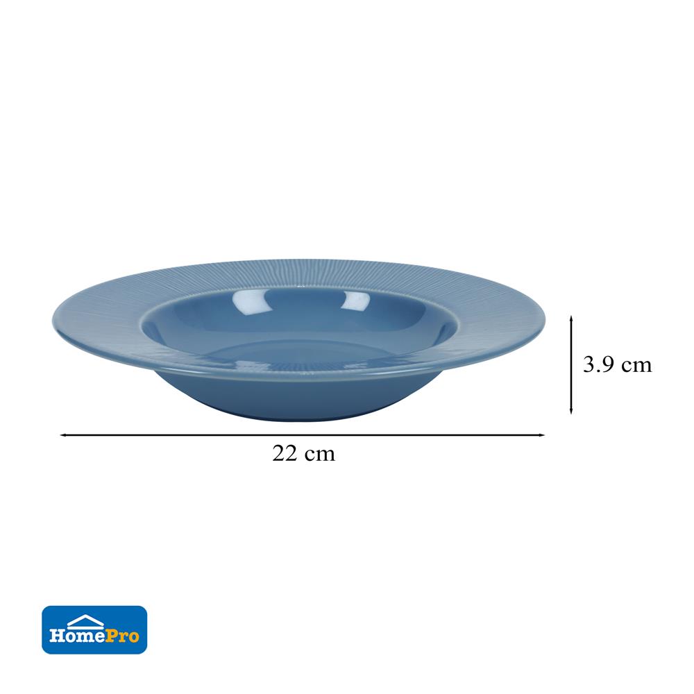 จานลึก FINE PORCELAIN 9 นิ้ว KECH NEO SILK BABY DENIM