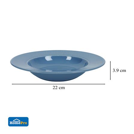 จานลึก FINE PORCELAIN 9 นิ้ว KECH NEO SILK BABY DENIM_3