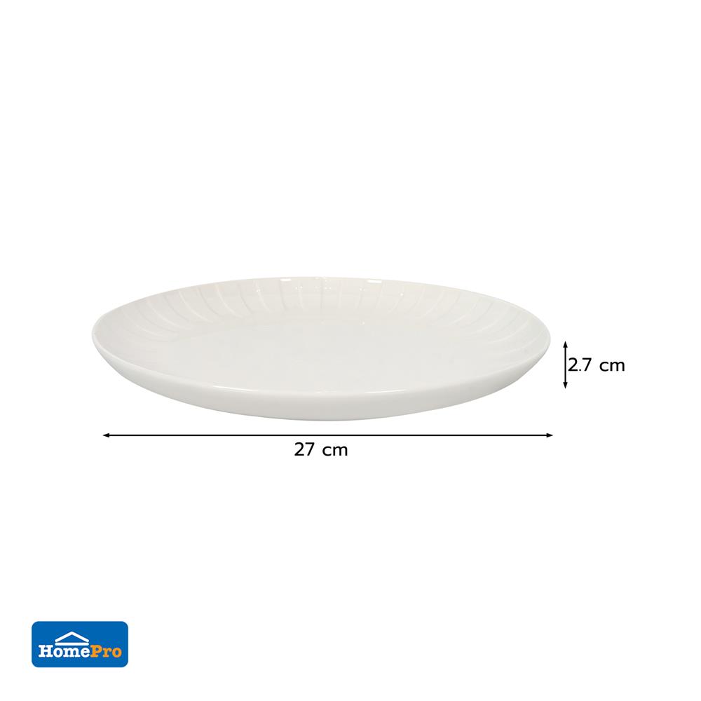 จานบัว FINE PORCELAIN 10 นิ้ว KECH ABSOLUTE