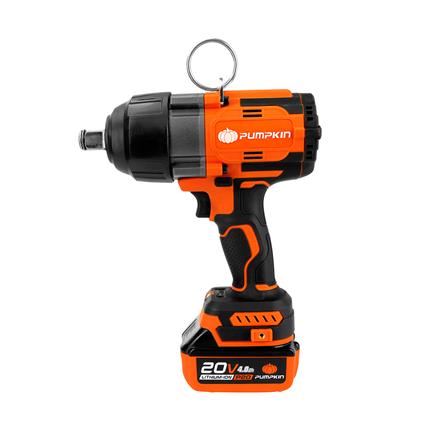 บล็อกกระแทกไร้สาย (พร้อมแบตเตอรี่) PUMPKIN BL 50291 INF-34IWCB10-501K 20 โวลต์_1