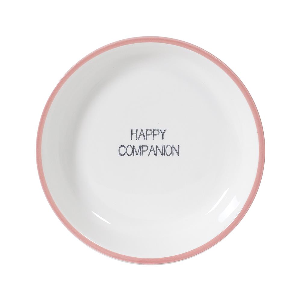 จานบัว PORCELAIN 8 นิ้ว KECH HAPPY PINK