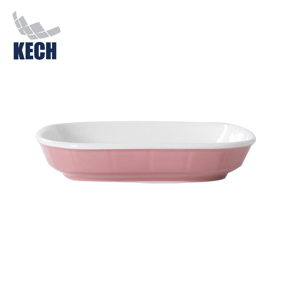 จานเหลี่ยม PORCELAIN 7.75 นิ้ว KECH HAPPY PINK_1