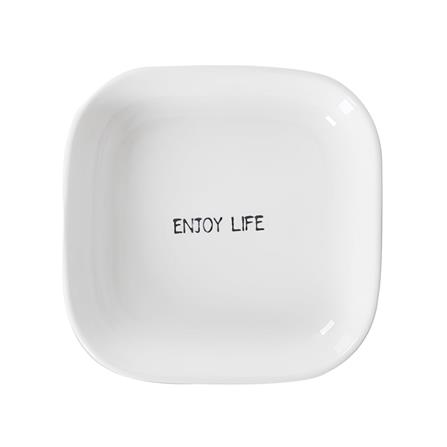 จานเหลี่ยม PORCELAIN 7.75 นิ้ว KECH HAPPY PINK_2