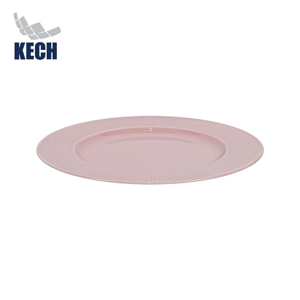 จานตื้น FINE PORCELAIN 10 นิ้ว KECH NEO SILK BLUSH PINK