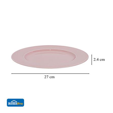 จานตื้น FINE PORCELAIN 10 นิ้ว KECH NEO SILK BLUSH PINK_4