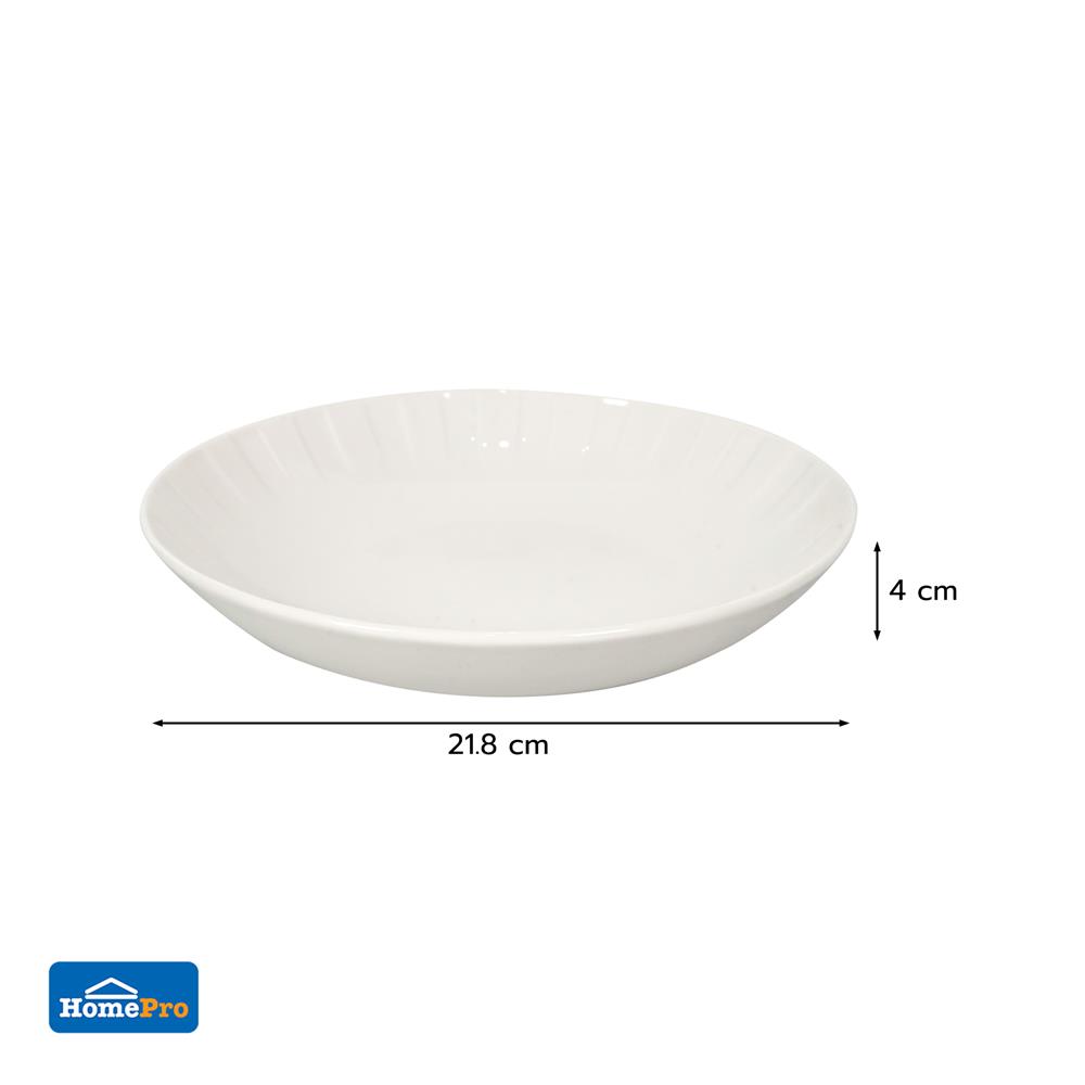 จานบัวลึก FINE PORCELAIN 8 นิ้ว KECH ABSOLUTE