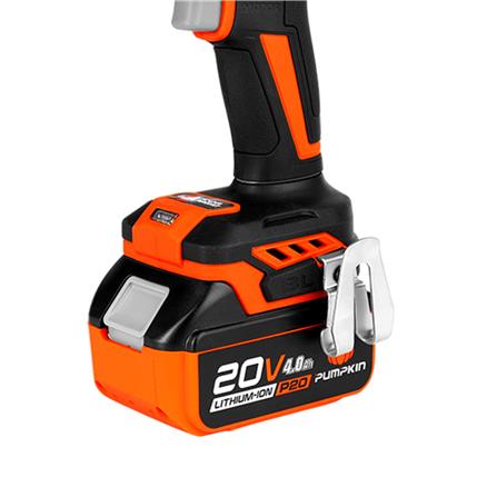 สว่านกระแทกไร้สาย (พร้อมแบตเตอรี่) PUMPKIN INF-13IMDB15-402K BL 50286 20 โวลต์_2