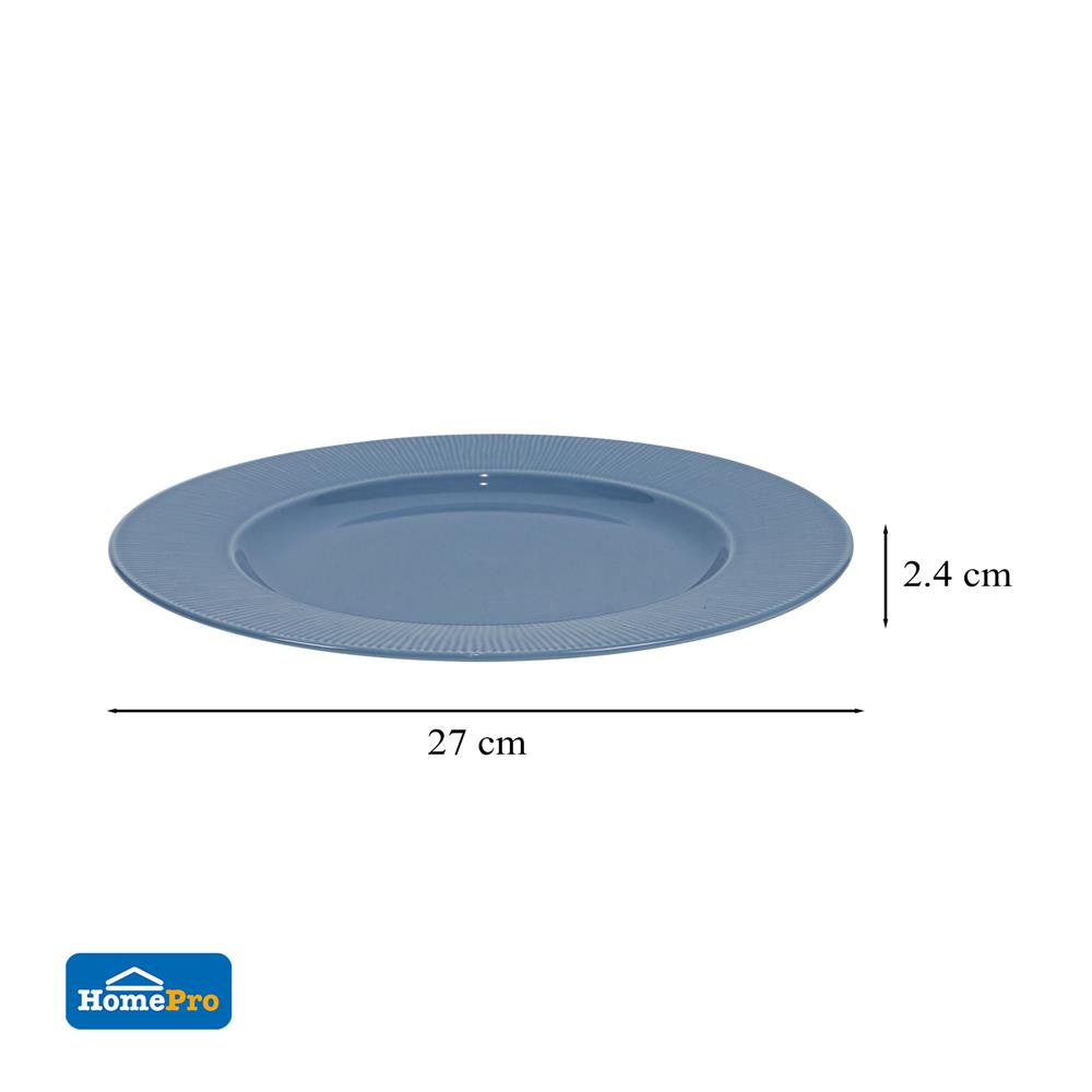 จานตื้น FINE PORCELAIN 10 นิ้ว KECH NEO SILK BABY DENIM