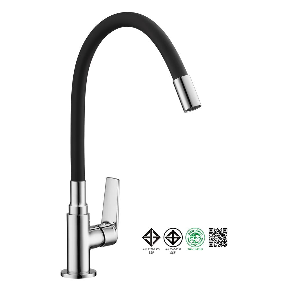 ก๊อกซิงค์เดี่ยวเคาน์เตอร์ COTTO CT1257A(HM) สีโครม