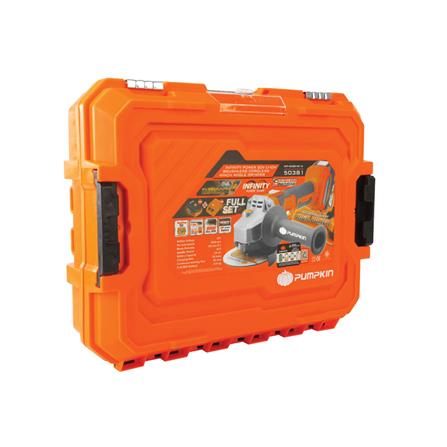 เครื่องเจียร์ไร้สาย (พร้อมแบตเตอรี่) PUMPKIN INF-4AGB-401K 50381 P20 20 โวลต์_6