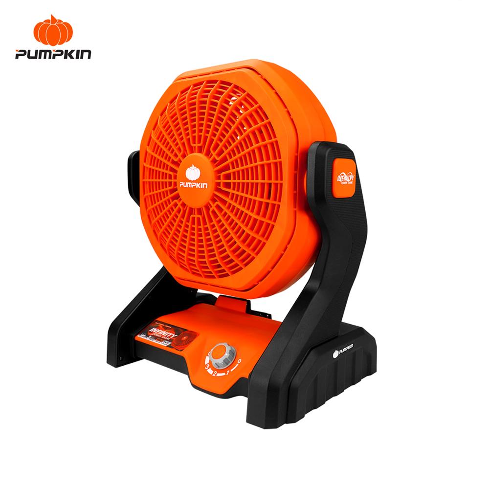 พัดลมไร้สาย 10 นิ้ว (เฉพาะตัวเครื่อง) PUMPKIN INF-105FA 50229