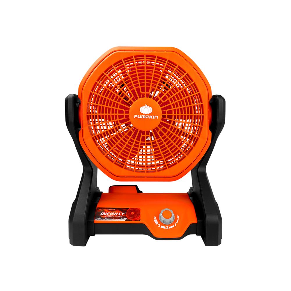 พัดลมไร้สาย 10 นิ้ว (เฉพาะตัวเครื่อง) PUMPKIN INF-105FA 50229