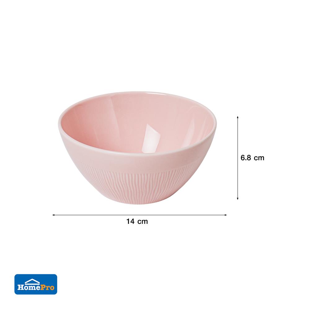 ชาม FINE PORCELAIN 6 นิ้ว KECH NEO SILK BLUSH PINK