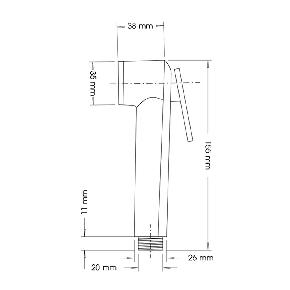 สายฉีดชำระครบชุด WSP R-49C สีโครม