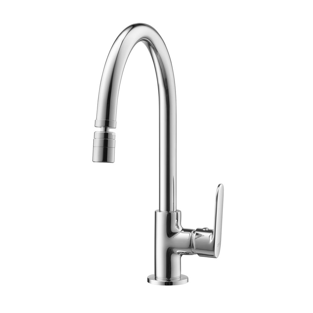 ก๊อกซิงค์เดี่ยวเคาน์เตอร์ COTTO CT1255A(HM) สีโครม