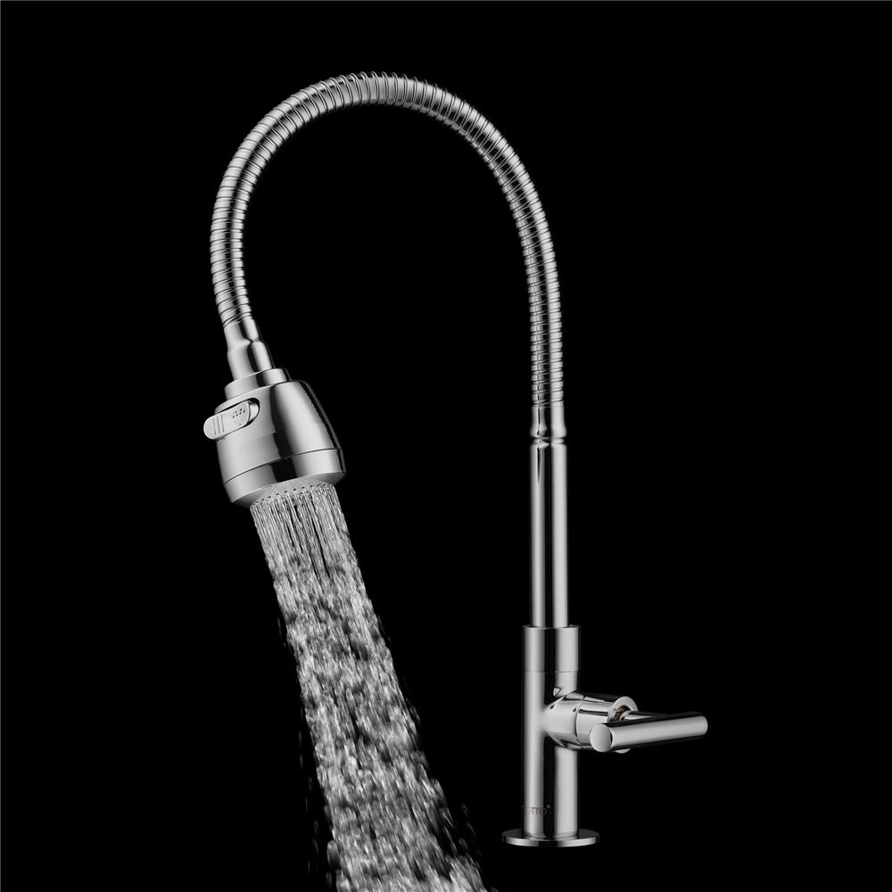 ก๊อกซิงค์เดี่ยวเคาน์เตอร์ COTTO CT1256(HM) สีโครม