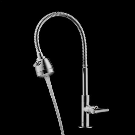 ก๊อกซิงค์เดี่ยวเคาน์เตอร์ COTTO CT1256(HM) สีโครม_4