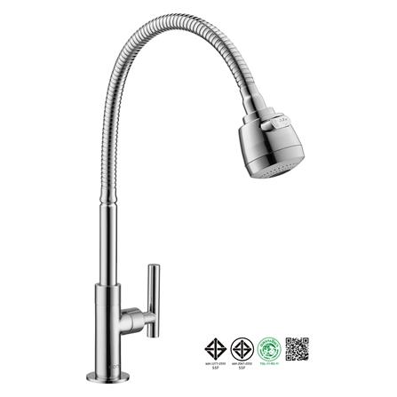 ก๊อกซิงค์เดี่ยวเคาน์เตอร์ COTTO CT1256(HM) สีโครม_6