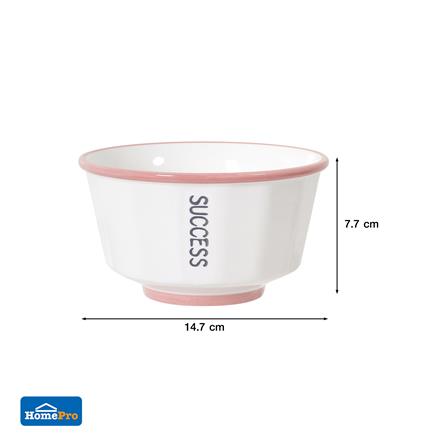 ชาม PORCELAIN 5.75 นิ้ว KECH HAPPY PINK_4