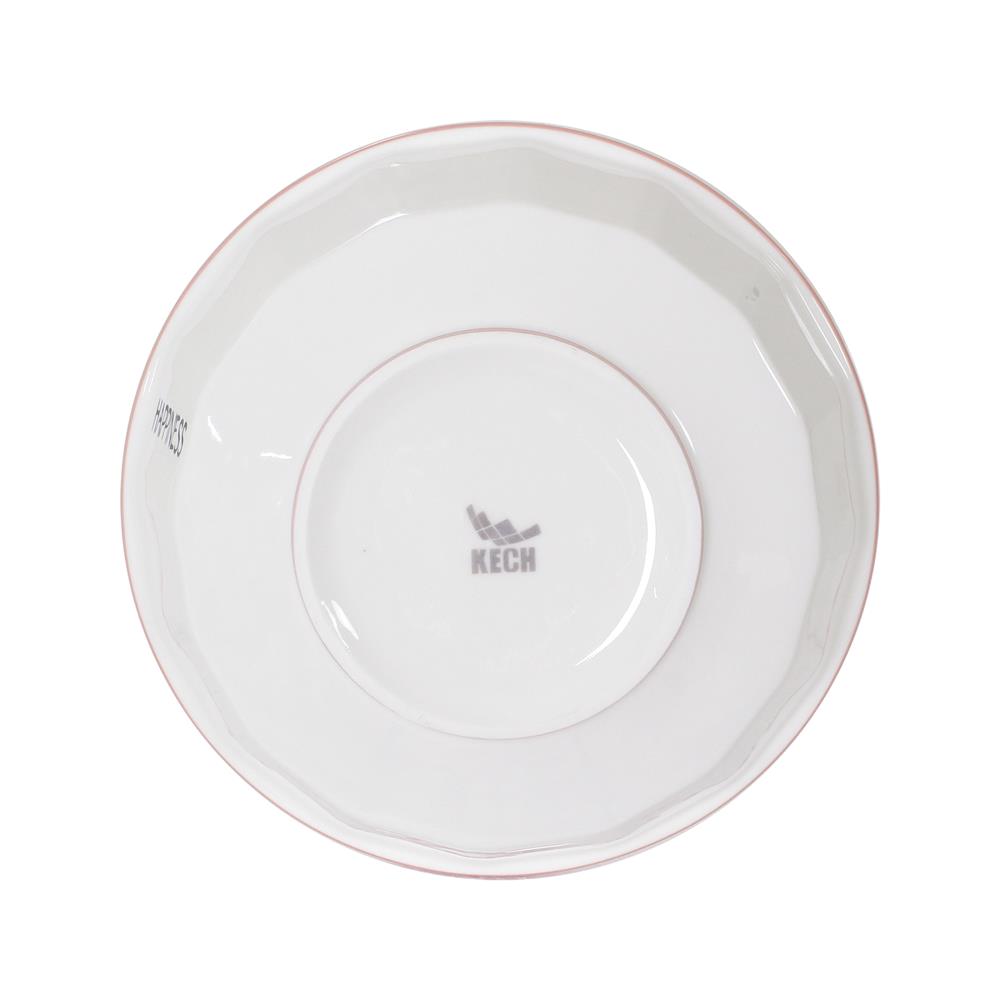 ชาม PORCELAIN 8 นิ้ว KECH HAPPY PINK