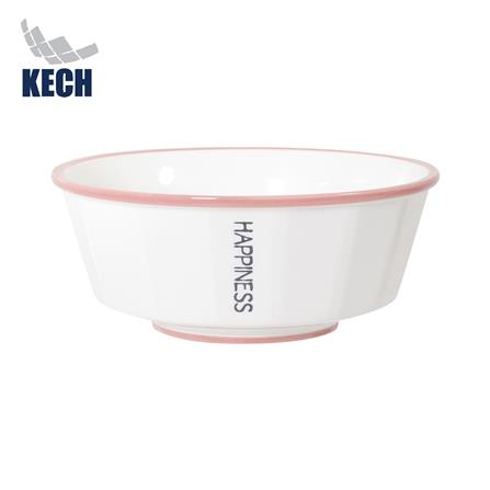 ชาม PORCELAIN 8 นิ้ว KECH HAPPY PINK_1