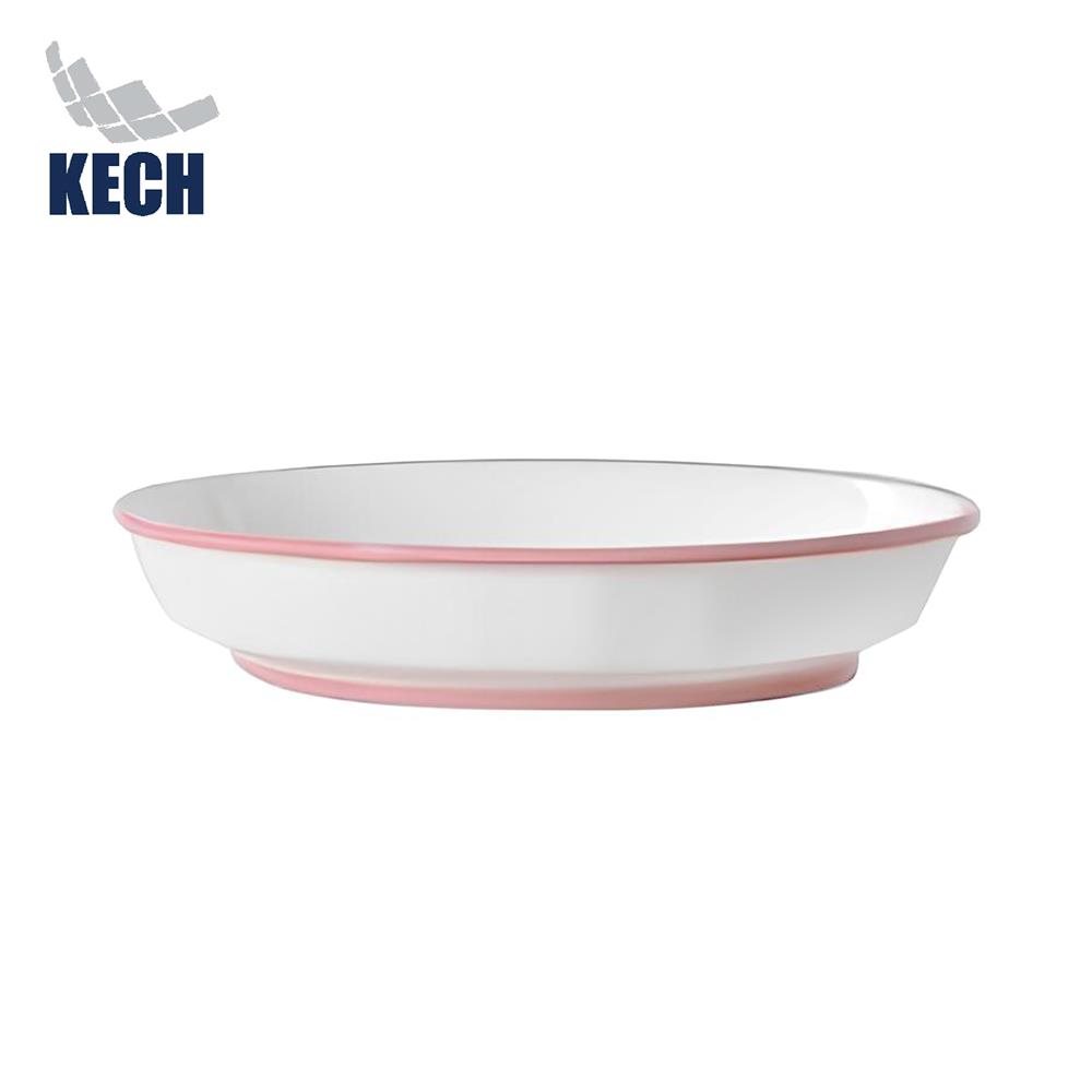 จานบัว PORCELAIN 7 นิ้ว KECH HAPPY PINK_1