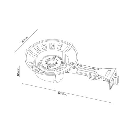 หัวเตาครบชุดแรงดันสูง DYNA HOME KB-5 AUTO_4