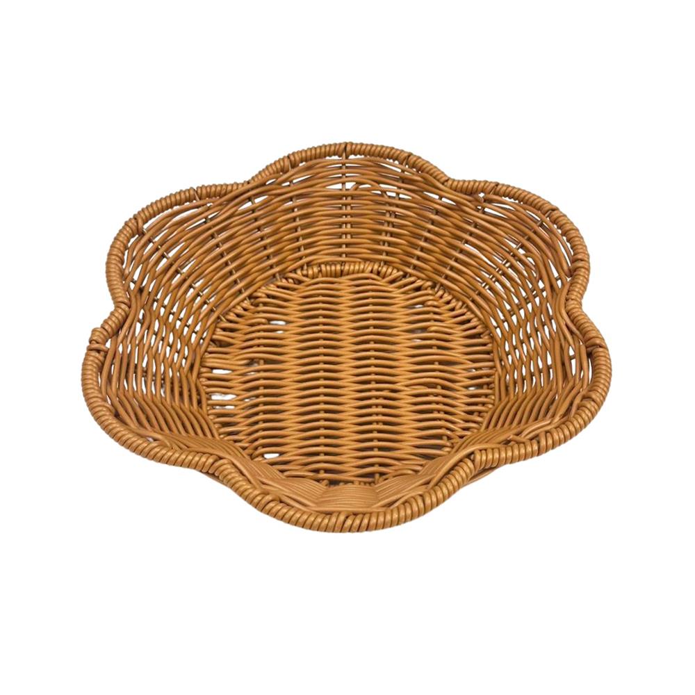 ตะกร้าหวายเทียมทรงกลีบดอกไม้ KECH SIZE M 25x5 ซม.