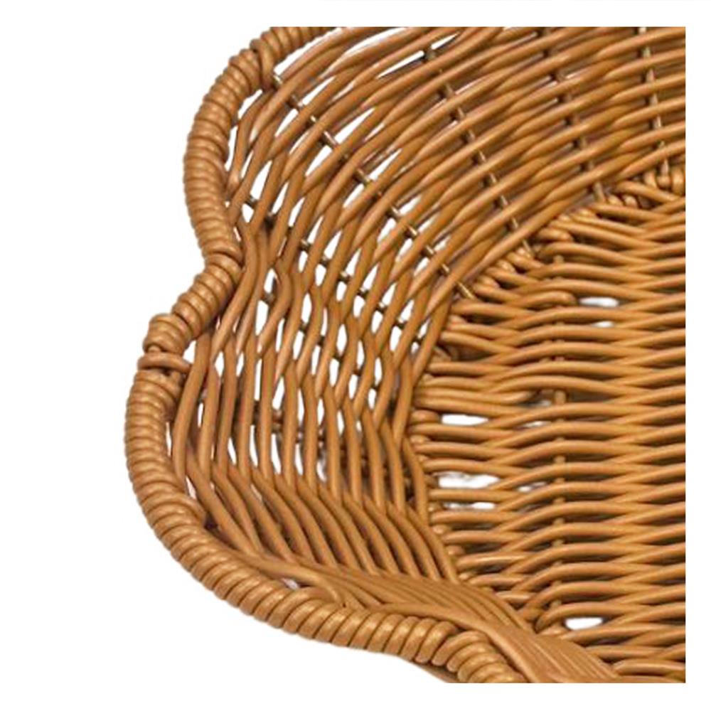 ตะกร้าหวายเทียมทรงกลีบดอกไม้ KECH SIZE M 25x5 ซม.