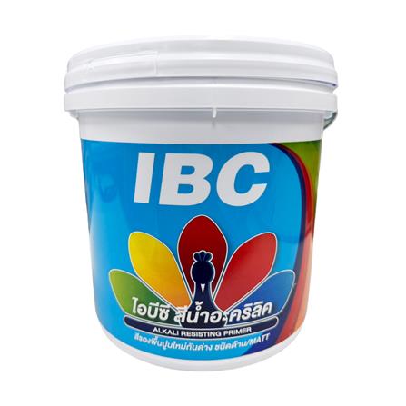 สีรองพื้นปูนใหม่ IBC สีขาว ด้าน 5 แกลลอน_0