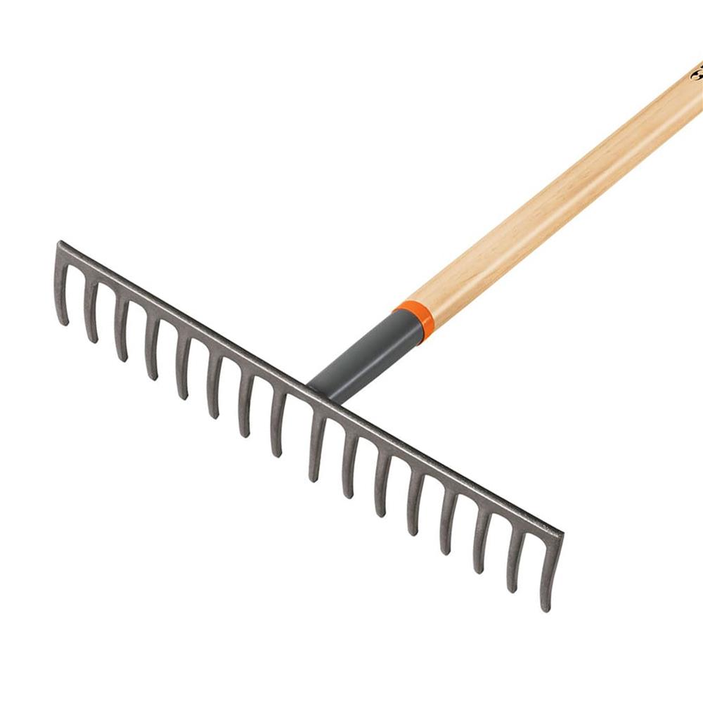 คราดเหล็ก 16 ซี่ ด้ามไม้ TRUPER 17880