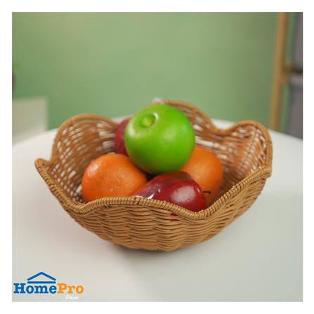 ตะกร้าหวายเทียมทรงกลีบดอกไม้ KECH SIZE L 27x10 ซม._4