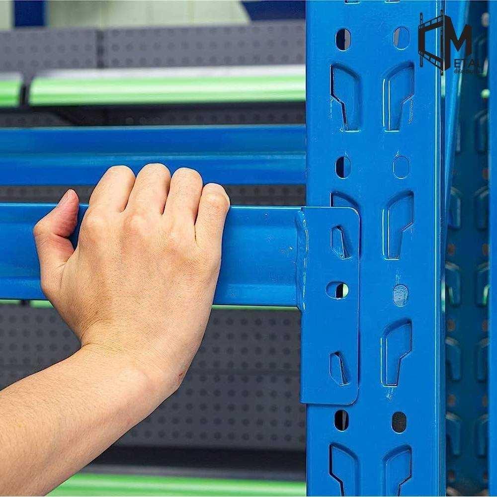 ชั้นเหล็ก 4 ชั้น C METAL 200X200X60 ซม. สีน้ำเงิน