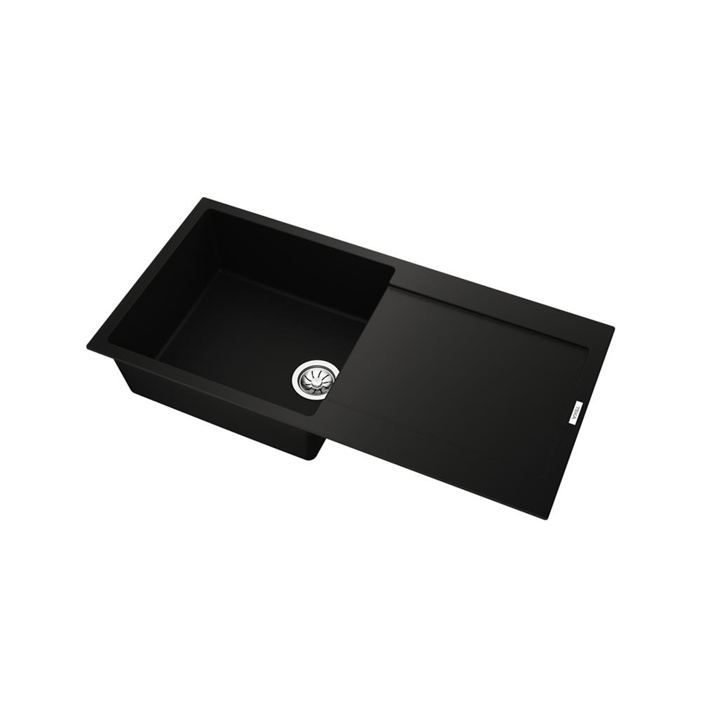 ซิงค์ฝัง 1 หลุม 1 ที่พัก TEKA LOTUS 60 L-TG 1B1D สีดำ