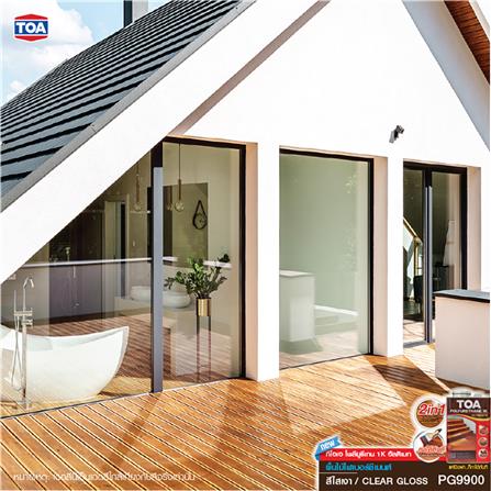 โพลียูรีเทนภายนอก TOA 1K ULTIMATE PG9900 สีใส เงา 3 ลิตร_5