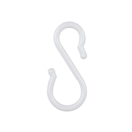 ขอแขวนทรงตัวเอส PLIM XY-0511 SIZE M สีขาว แพ็ก 6 ชิ้น_2