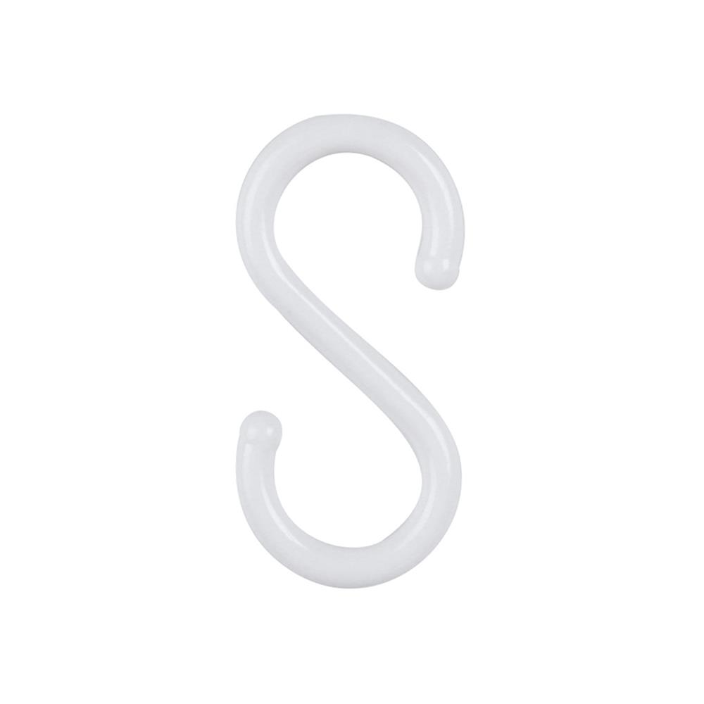 ขอแขวนทรงตัวเอส PLIM XY-0510 SIZE S สีขาว แพ็ก 9 ชิ้น