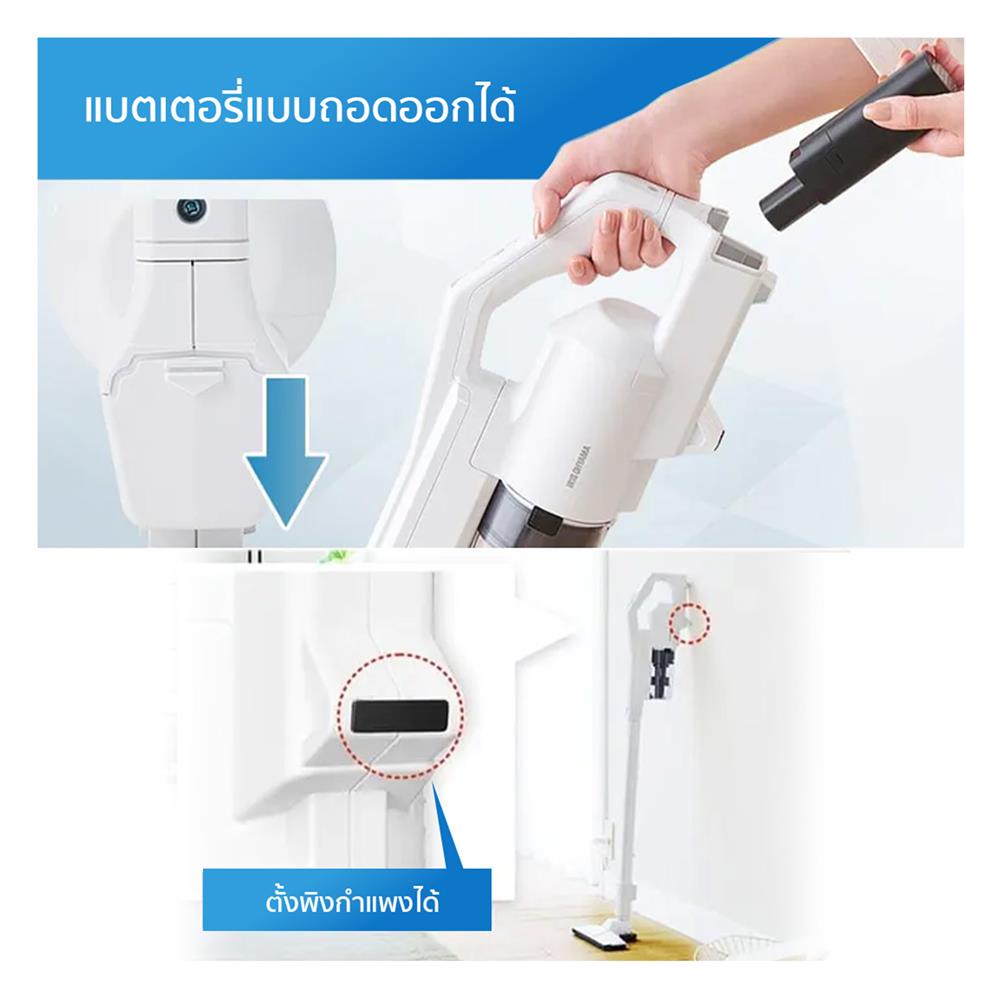 เครื่องดูดฝุ่นแบบด้าม IRIS OHYAMA SCD-180