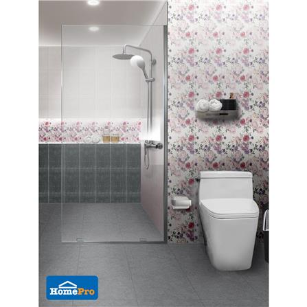 กระเบื้องผนัง 25x40 ซม. TARA โรส ฟลาเวอร์ กรีน A 1 ตร.ม._3