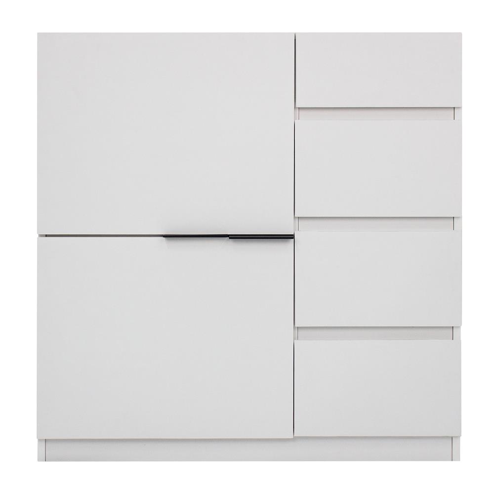 ตู้บานผสม LUVORA KOMMODE LVR0036 สีขาว