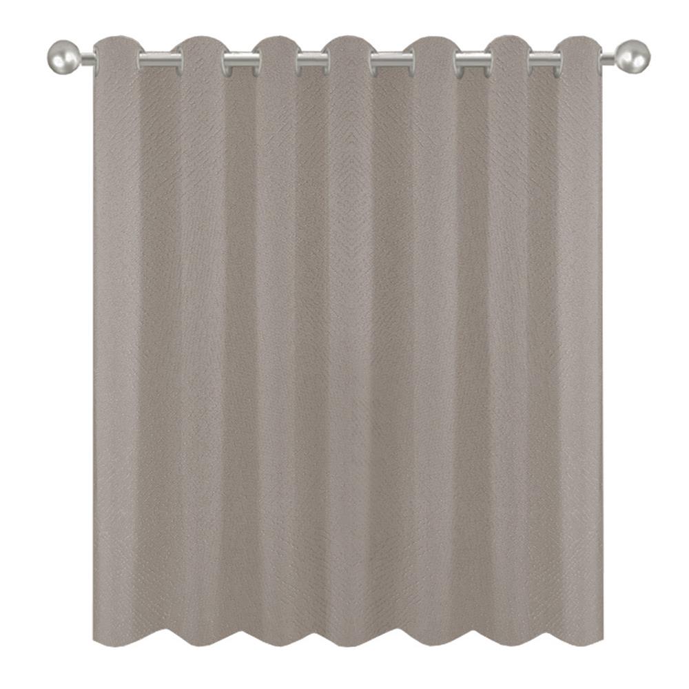 ผ้าม่าน EYELET BENETTA ALYSIA UV 280X160 ซม. สีเทา_1