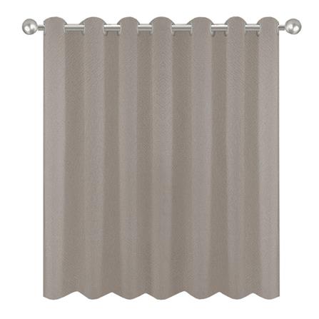 ผ้าม่าน EYELET BENETTA ALYSIA UV 280X160 ซม. สีเทา_0