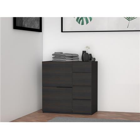 ตู้บานผสม LUVORA KOMMODE LVR0035 สีน้ำตาลเข้ม_5