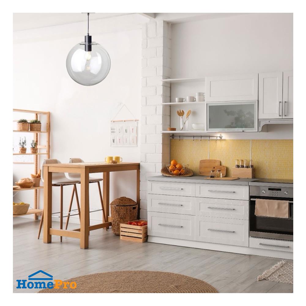 ไฟช่อ L&E 01-02787 สีดำ/ใส 1 หัว