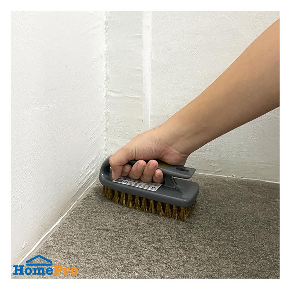 แปรงขัดพื้นทองเหลืองด้ามสั้น POLY-BRITE