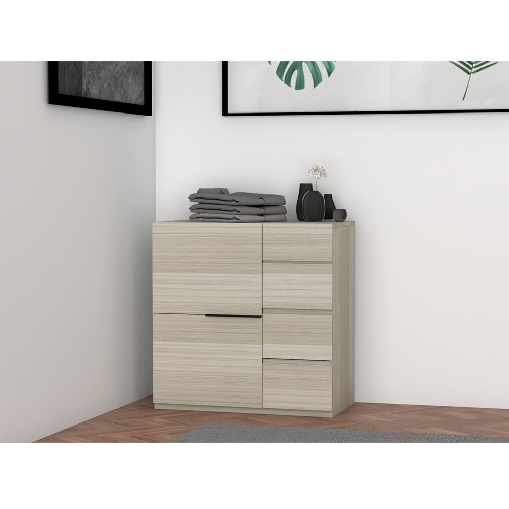 ตู้บานผสม LUVORA KOMMODE LVR0044 สีโอ๊ค