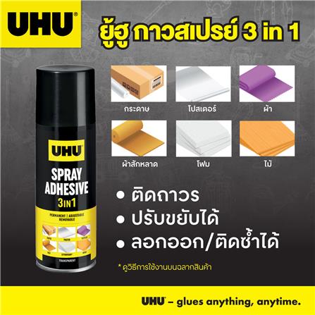 กาวสเปรย์ UHU 3 IN 1 200 มล._4
