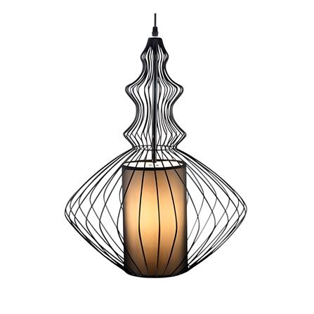 ไฟช่อ LUMAX 01-02885 สีครีม/ดำ 1 หัว_1