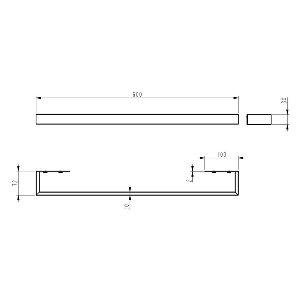 ราวแขวนผ้า HAFELE 495.80.250 สเตนเลส