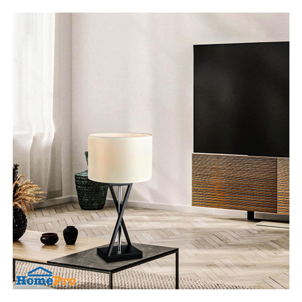 ไฟตั้งโต๊ะ L&E 01-02899 สีขาว/ดำ